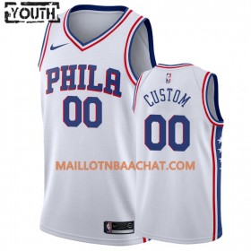 Maillot NBA Philadelphia 76ers Personnalisable Nike 2019-20 Association Edition Swingman - Enfant